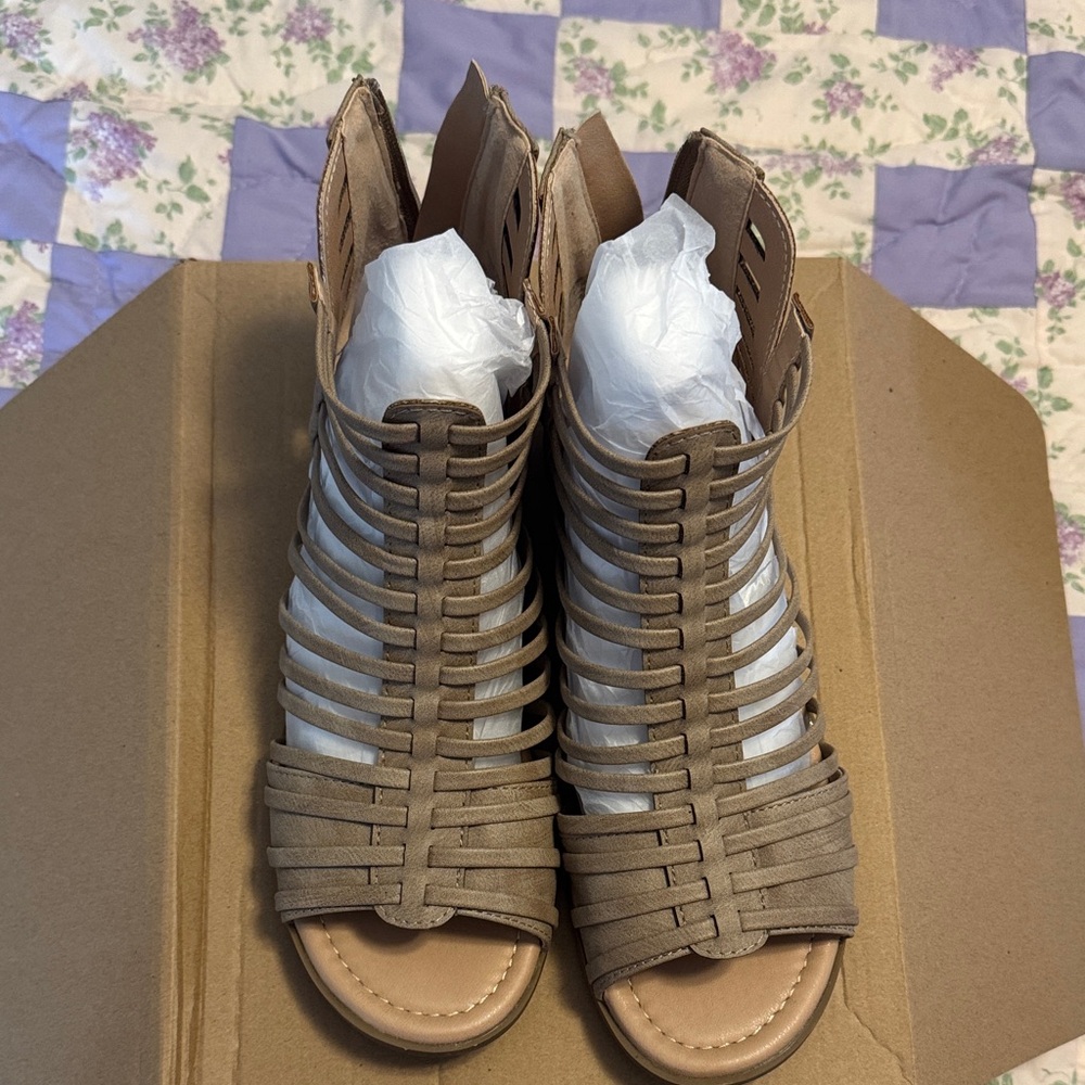 Journee Collection Strappy Gladiator Sandals